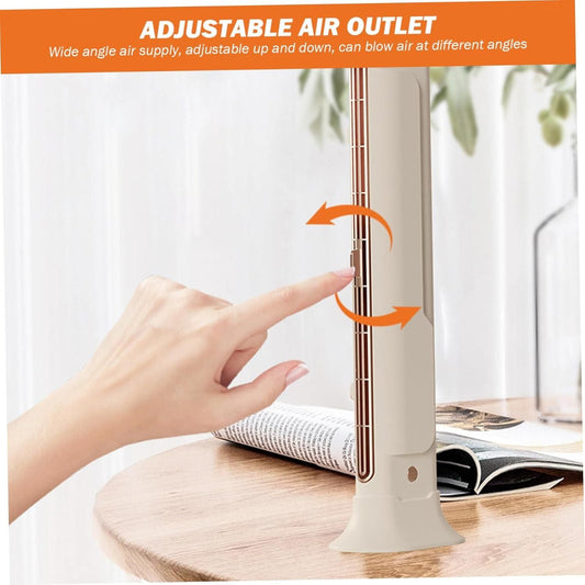 SmartCool Mini AC Fan – Stylish, Silent & Rechargeable Comfort